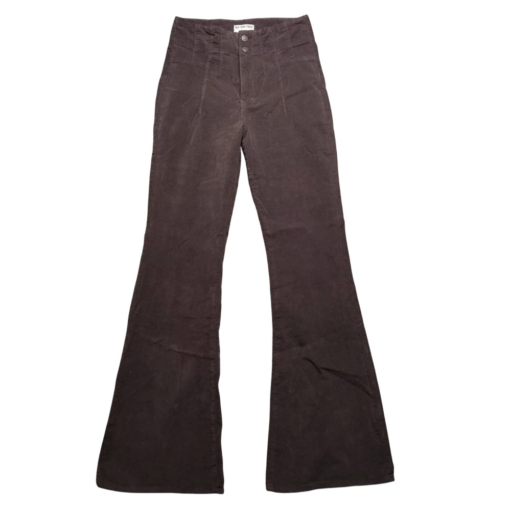 Free People We The Free Jayde Jeans Womens 29 Cord Flared High Rise Retro